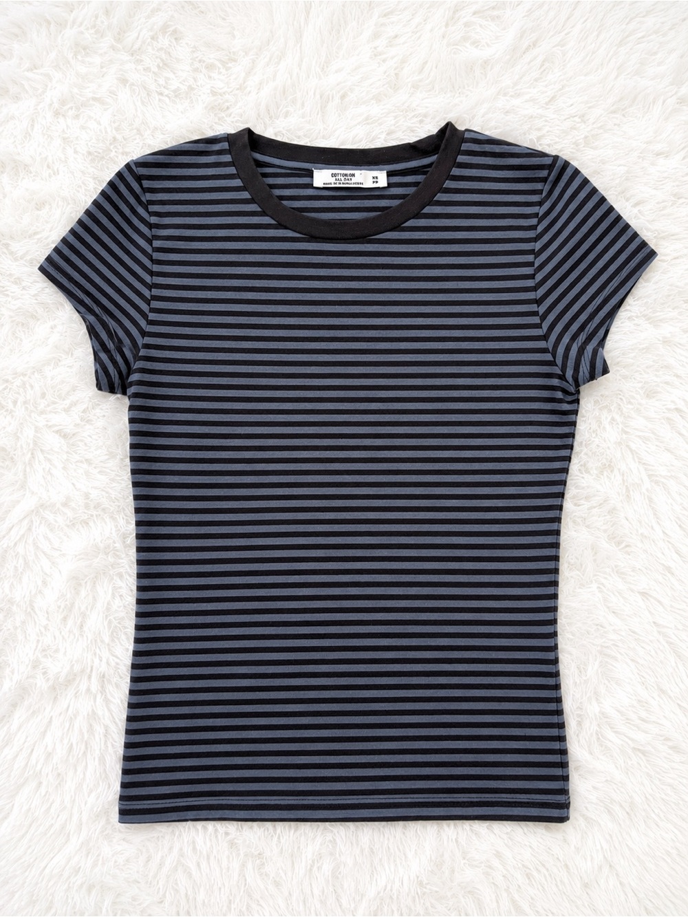 Cotton On All Day Striped Crew Tee